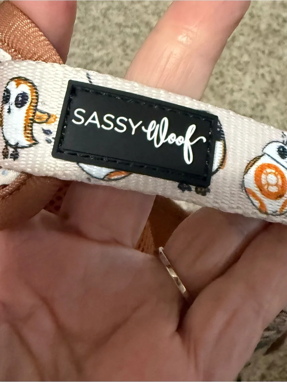 Star Wars™ The Rebel Alliance adjustable dog harness from Sassy Woof XXL